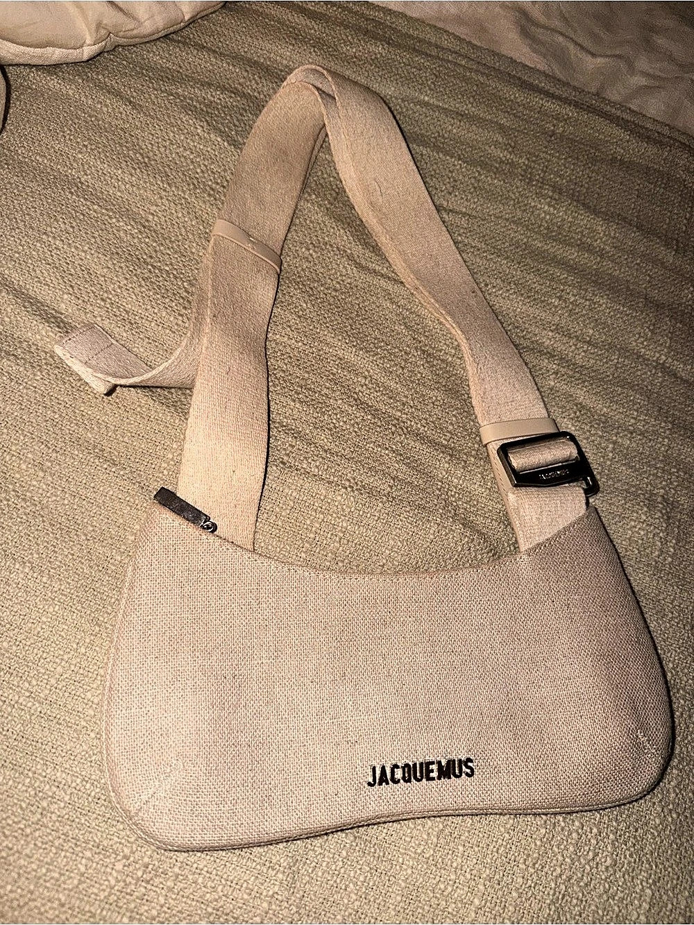Jacquemus Le Bisou Shoulder Bag in Grain NWT